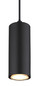 Preview: Globo Robby GU10 Hängeleuchte 35W Schwarz Matt, Metall Ø6cm 57911HBW