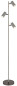 Preview: Globo Robby GU10 Stehleuchte 3-fach 5W Schwarz-Chrom, Metall Ø5,5cm 57911SS