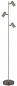 Preview: Globo Robby GU10 Stehleuchte 3-fach 5W Schwarz-Chrom, Metall Ø5,5cm 57911SS