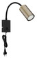 Preview: Globo Robby GU10 Wandleuchte 25W Schwarz Matt, Metall Ø5,5cm 57911WM