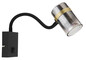 Preview: Globo Trabby GU10 Wandleuchte 8W Schwarz Matt, Metall Ø6cm 57916W