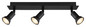 Preview: Globo Drew GU10 Strahler 3-fach 35W Schwarz Matt, Metall Ø3cm 57998-3
