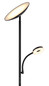 Preview: Globo Skopo LED Deckenfluter 20W CCT Schwarz Matt, Metall Ø25cm 58011