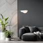 Preview: Globo Robles LED Stehleuchte 20W Warmweiß Nickel Matt, Metall Memoryfunktion 182cm 58032N