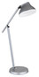 Preview: Globo Halvar LED Tischleuchte 8W Neutralweiß Grau Matt, Aluminium Memoryfunktion Ø15cm 58437G
