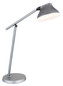 Preview: Globo Halvar LED Tischleuchte 8W Neutralweiß Grau Matt, Aluminium Memoryfunktion Ø15cm 58437G