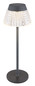 Preview: Globo Lora LED Tischleuchte 1W Warmweiß Anthrazit Matt, Metall Ø13,5cm 58456A