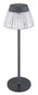 Preview: Globo Lora LED Tischleuchte 1W Warmweiß Anthrazit Matt, Metall Ø13,5cm 58456A