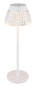 Preview: Globo Lora LED Tischleuchte 1W Warmweiß Weiß Matt, Metall Ø13,5cm 58456W