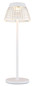 Preview: Globo Lora LED Tischleuchte 1W Warmweiß Weiß Matt, Metall Ø13,5cm 58456W