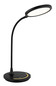 Preview: Globo Kenny LED Tischleuchte 12W CCT Schwarz Matt Nachtlicht Memoryfunktion Ø15,4cm 58483