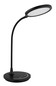 Preview: Globo Kenny LED Tischleuchte 12W CCT Schwarz Matt Nachtlicht Memoryfunktion Ø15,4cm 58483