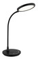Preview: Globo Kenny LED Tischleuchte 12W CCT Schwarz Matt Nachtlicht Memoryfunktion Ø15,4cm 58483