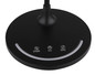 Preview: Globo Kenny LED Tischleuchte 12W CCT Schwarz Matt Nachtlicht Memoryfunktion Ø15,4cm 58483
