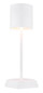 Preview: Globo Dixon LED Tischleuchte 1,50W Warmweiß Weiß Matt Ø9,3cm 58487W