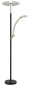 Preview: Globo Tirana LED Deckenfluter 40W CCT Schwarz Matt, Metall 183cm 58909B