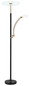 Preview: Globo Tirana LED Deckenfluter 40W CCT Schwarz Matt, Metall 183cm 58909B