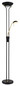 Preview: Globo Leonas LED Stehleuchte 20W Warmweiß Schwarz Matt, Metall 180cm 59020B