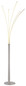 Preview: Globo Bizzy LED Stehleuchte 36W Warmweiß Nickel Matt, Metall 187cm 59229N