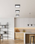 Preview: Globo Puccy LED Deckenleuchte 15W Schwarz 3,6cm 61042308