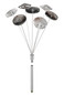 Preview: Globo Katrina G9 Deckenleuchte 4-fach 3,50W Warmweiß Verchromt, Metall Ø45cm 64135DC