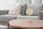 Preview: Globo Katrina G9 Tischleuchte 8-fach 3,50W Warmweiß Goldfarben, Metall Ø35cm 64135T