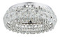 Preview: Globo Diann LED Deckenleuchte 40W Neutralweiß Verchromt, Metall Ø50cm 64140D