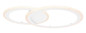 Preview: Globo Fenna LED Deckenleuchte 40W CCT Weiß, Metall Fernbedienung Nachtlicht Memoryfunktion 6cm 67120-40