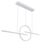 Preview: Globo Barral LED Hängeleuchte 50W CCT Weiß, Metall Fernbedienung Nachtlicht Memoryfunktion Ø38,3cm 67121-50W