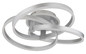 Preview: Globo Herwig LED Deckenleuchte 56W CCT Aluminium Gebürstet Fernbedienung Nachtlicht Memoryfunktion 20cm 67163-56