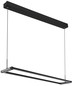 Preview: Globo Mariella LED Hängeleuchte 30W CCT Schwarz Matt, Metall Fernbedienung Nachtlicht Memoryfunktion 150cm 67164H