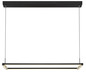 Preview: Globo Mariella LED Hängeleuchte 30W CCT Schwarz Matt, Metall Fernbedienung Nachtlicht Memoryfunktion 150cm 67164H