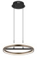 Preview: Globo Della LED Hängeleuchte 40W CCT Schwarz Matt, Metall Nachtlicht Memoryfunktion Ø39,7cm 67179H