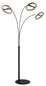 Preview: Globo Della LED Stehleuchte 48W CCT Schwarz Matt, Metall Memoryfunktion Ø23,8cm 67179S1