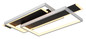 Preview: Globo Finnley LED Deckenleuchte 40W Warmweiß Schwarz Matt, Metall 8,2cm 67187-40