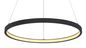Preview: Globo Ralph LED Hängeleuchte 19W Warmweiß Schwarz Matt, Metall Ø39cm 67192-19B