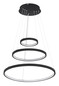 Preview: Globo Ralph LED Hängeleuchte 57W Warmweiß Schwarz Matt, Metall Memoryfunktion Ø51cm 67192-57B
