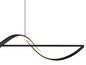 Preview: Globo Violino LED Hängeleuchte 24W Warmweiß Schwarz Matt, Metall 150cm 67207-24