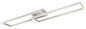Preview: Globo Salmos LED Deckenleuchte 40W CCT Silbergrau, Metall Fernbedienung Nachtlicht Memoryfunktion 10cm 67209-45D