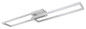 Preview: Globo Salmos LED Deckenleuchte 40W CCT Silbergrau, Metall Fernbedienung Nachtlicht Memoryfunktion 10cm 67209-45D