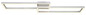 Preview: Globo Salmos LED Deckenleuchte 40W CCT Silbergrau, Metall Fernbedienung Nachtlicht Memoryfunktion 10cm 67209-45D