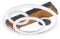 Preview: Globo Darryl LED Deckenleuchte 55W CCT Schwarz, Metall Fernbedienung Memoryfunktion 11cm 67265-55