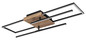 Preview: Globo Kendra LED Deckenleuchte 24W Warmweiß Schwarz Matt, Metall 12cm 67276-24