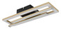 Preview: Globo Highway LED Deckenleuchte 24W Neutralweiß Schwarz Matt 6,3cm 672843G