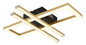 Preview: Globo Highway LED Deckenleuchte 24W Neutralweiß Schwarz Matt 6,3cm 672843G