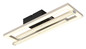 Preview: Globo Highway LED Deckenleuchte 24W Neutralweiß Schwarz Matt 6,3cm 672843N