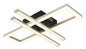Preview: Globo Highway LED Deckenleuchte 24W Neutralweiß Schwarz Matt 6,3cm 672843N