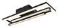Preview: Globo Highway LED Deckenleuchte 24W Neutralweiß Schwarz Matt 6,3cm 672843S
