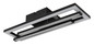Preview: Globo Highway LED Deckenleuchte 24W Neutralweiß Schwarz Matt 6,3cm 672843S