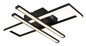 Preview: Globo Highway LED Deckenleuchte 24W Neutralweiß Schwarz Matt 6,3cm 672843S